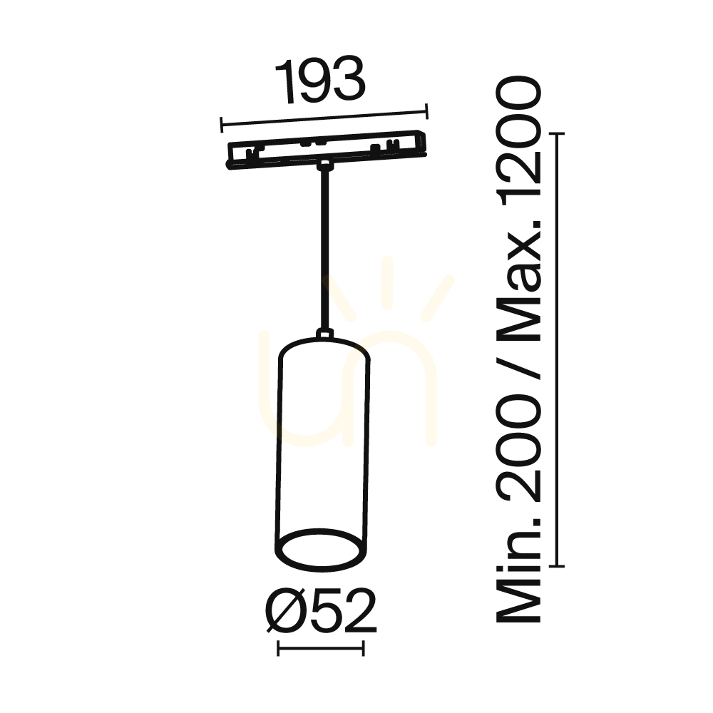 Show FOCUS LED track pendant lamp TR041-4-12WTW-DD-W Maytoni FOCUS LED track pendant lamp TR041-4-12WTW-DD-W Maytoni