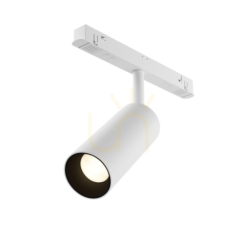 Check FOCUS LED spotlight for Exility magnetic track, 12 W, 2700–6000 K, DALI-2, white TR032-4-12WTW-S-DD2-W Maytoni