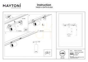 FOCUS LED spotlight for Exility magnetic track, 12 W, 2700–6000 K, DALI-2, white TR032-4-12WTW-S-DD2-W Maytoni small 7
