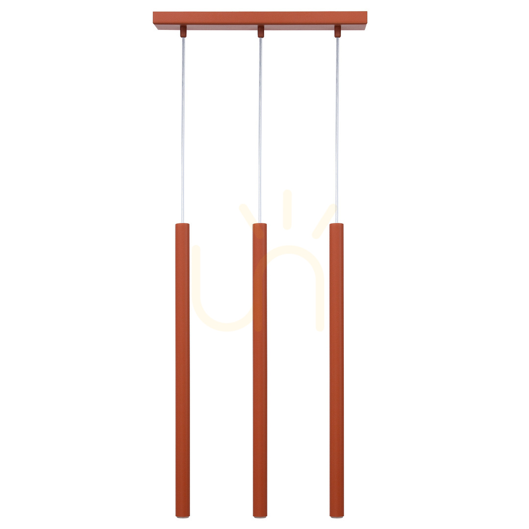 Pendant Light Sigma SOPEL 3 Brick Steel G9 SKU 41451