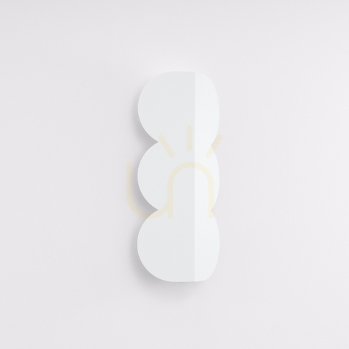 Check BISCUIT wall lamp white