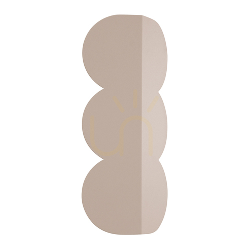 Check BISCUIT taupe wall lamp