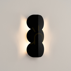 BISCUIT wall lamp black small 2