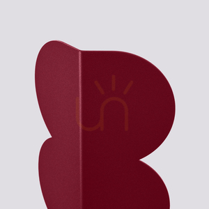 Wall lamp BISCUIT burgundy small 4