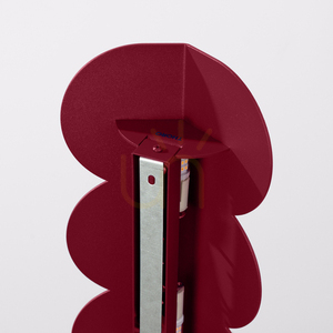 Wall lamp BISCUIT burgundy small 7