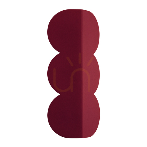Check Wall lamp BISCUIT burgundy