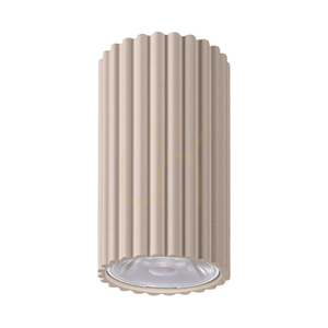 Thoro IVAR Ceiling Light, Taupe, LED 8 W 3000 K CRI 90, Fluted Tube Ø6.4 cm, DALI-2/PUSH DIMM small 0