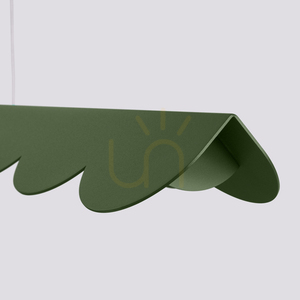 BISCUIT pendant lamp olive green LED 3000K small 4