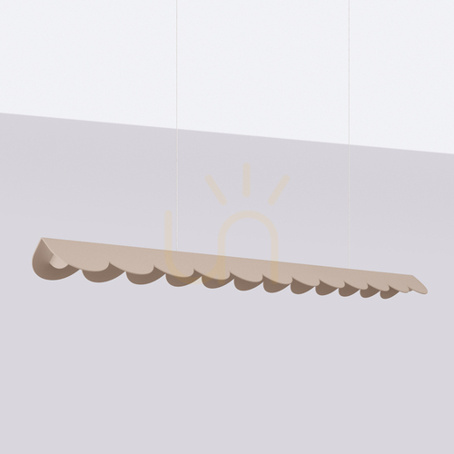 Check BISCUIT taupe LED 3000K pendant lamp