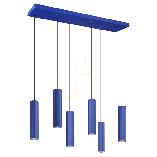 Check IVAR 6L ultramarine LED 3000K pendant lamp