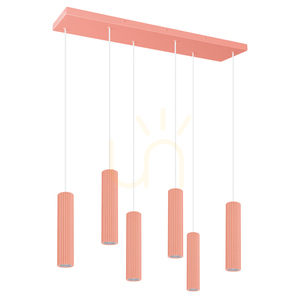 IVAR 6L peach LED 4000K pendant lamp small 0