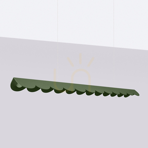 BISCUIT pendant lamp olive green LED 4000K small 1