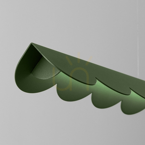 BISCUIT pendant lamp olive green LED 4000K small 3