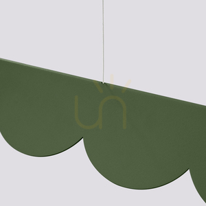 BISCUIT pendant lamp olive green LED 4000K small 5