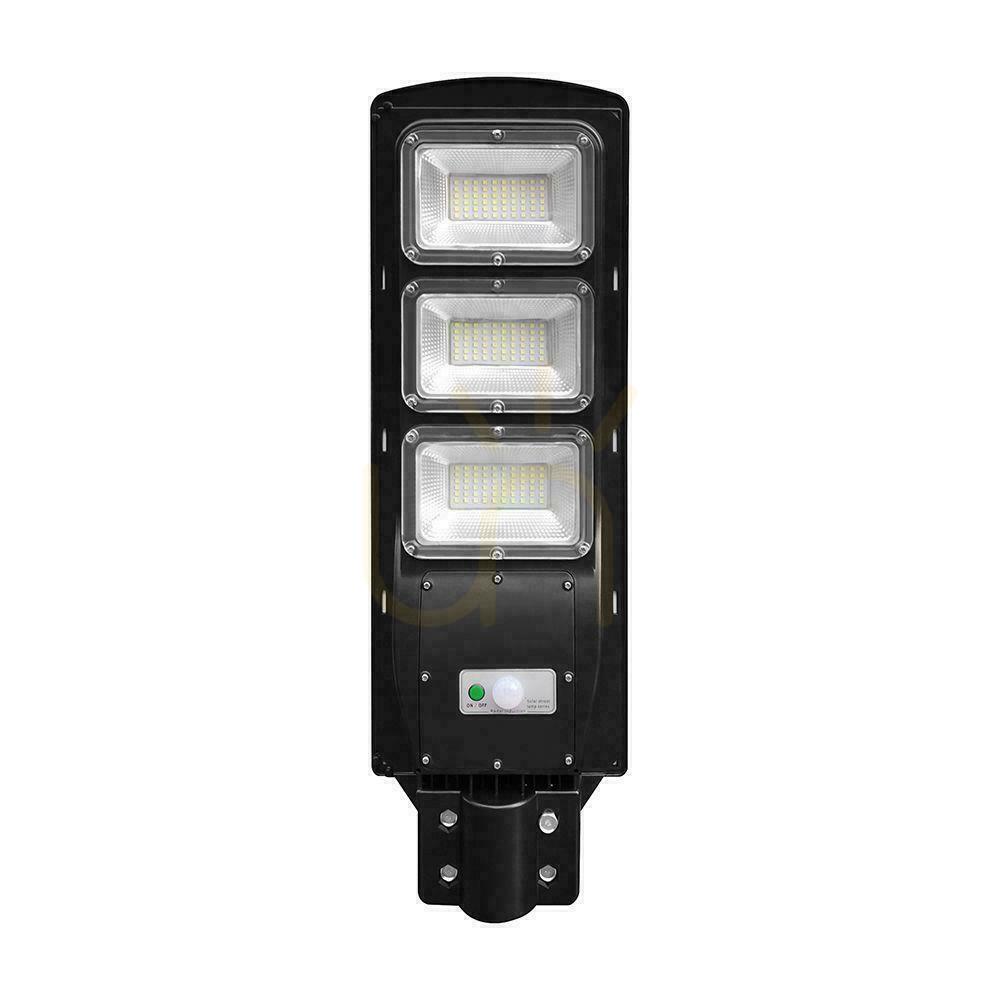 View Streetlight LED Solar V-TAC 12W Black VT-ST180W 6000K 1200lm floodlight. Streetlight LED Solar V-TAC 12W Black VT-ST180W 6000K 1200lm floodlight.