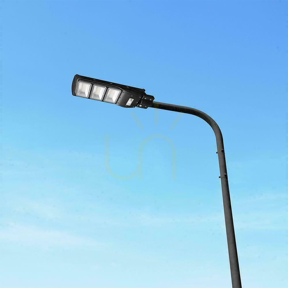 Display Streetlight LED Solar V-TAC 12W Black VT-ST180W 6000K 1200lm floodlight. Streetlight LED Solar V-TAC 12W Black VT-ST180W 6000K 1200lm floodlight.