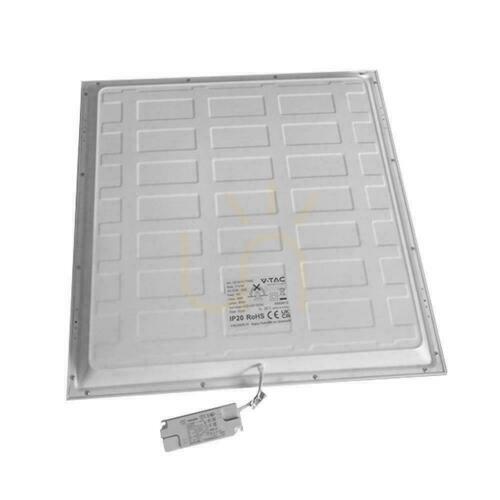 Check LED Panel V-TAC 40W 600x600 LED Backlight 33mm 120Lm/W Power Supply PHILIPS VT-61040 4000K 4800lm 5 Years Warranty