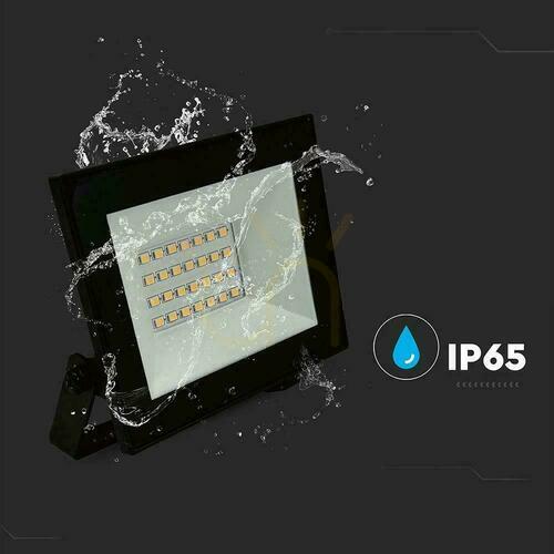 Check V-TAC VT-44022 LED floodlight 20W 4000K 1510lm, IP65, black, SKU 23984
