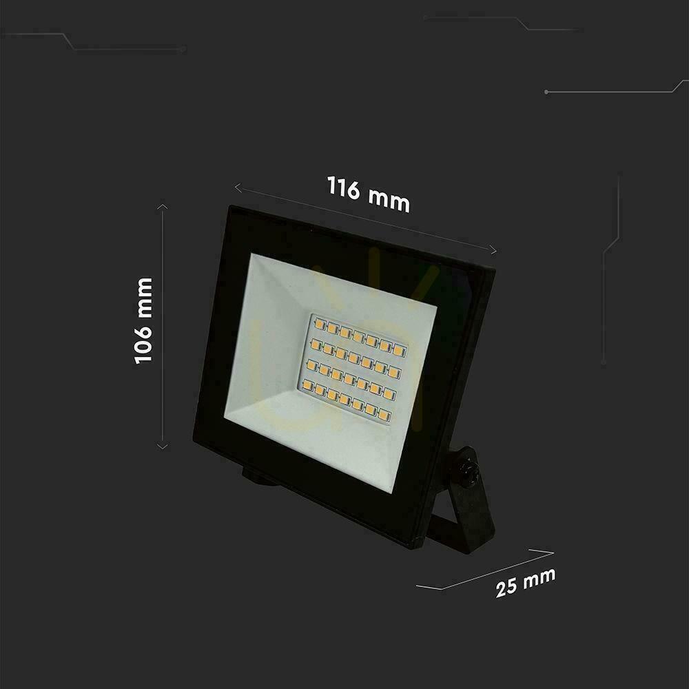 Display V-TAC 20W LED SMD Projector 6500K Black VT-44022 6500K 1510lm. V-TAC 20W LED SMD Projector 6500K Black VT-44022 6500K 1510lm.