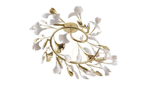 Check Ceiling light Zuma Line LEAF MX2858-6-EGN gold 6xG9