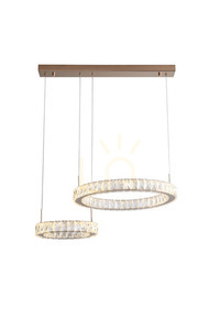 Pendant lamp Zuma Line GIRONA MD3713-2-3GT gold 1xLED 0 Pendant lamp Zuma Line GIRONA MD3713-2-3GT gold 1xLED small 0