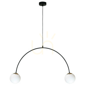 Pendant lamp Zuma Line BOW 1222 black 2xE14 0 Pendant lamp Zuma Line BOW 1222 black 2xE14 small 0