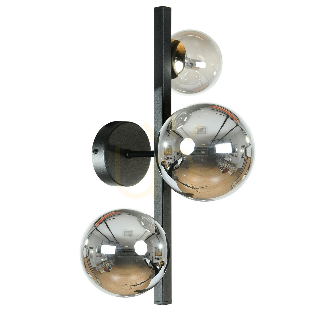 Wall lamp Zuma Line SERENITY 1216 black 3xG9