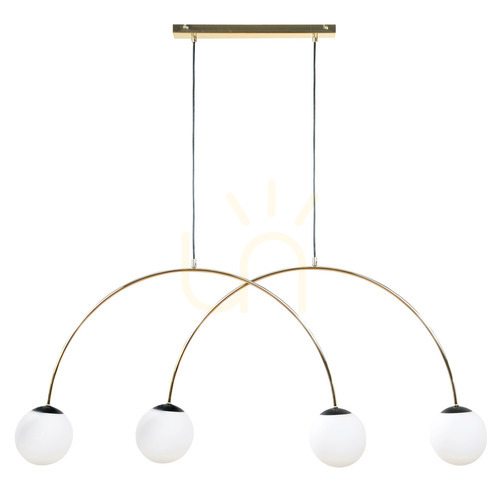 Check Pendant lamp Zuma Line BOW 1219 gold 4xE14