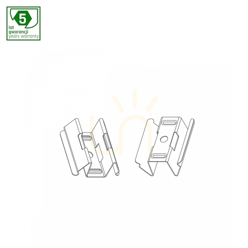 Check Surface Mounting Bracket Allday Basic Kpl. 2 Pcs(For 1203mm)