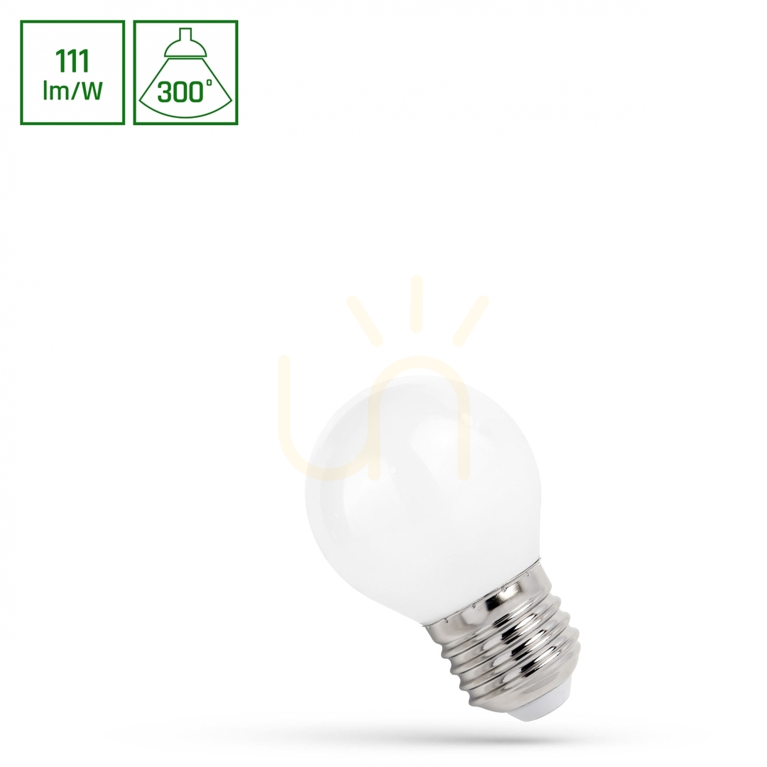 View Led Ball E27 230 V 5.5 W Cog Ww Milky Spectrum Led Ball E27 230 V 5.5 W Cog Ww Milky Spectrum