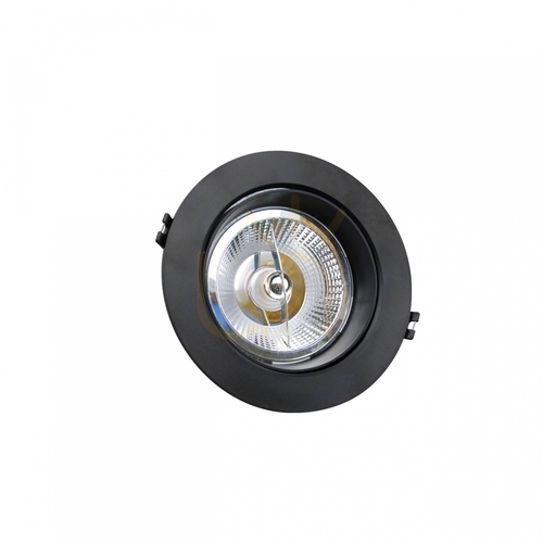 Check Mdd Maxi Pc Uno Round Ar111 Gu10 X 1 Ip20 Fi165x41 Mm Black