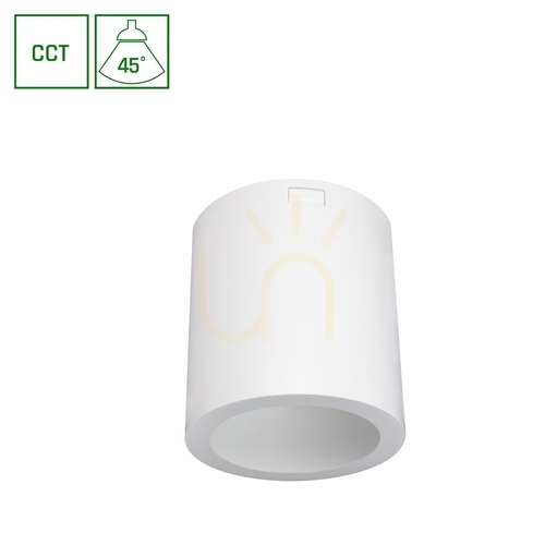 Check Chloe Complete Surface-mounted 7 W Cct 230 V 45 St Ip20 Ugr<19 Fi90 X100 Mm White Round