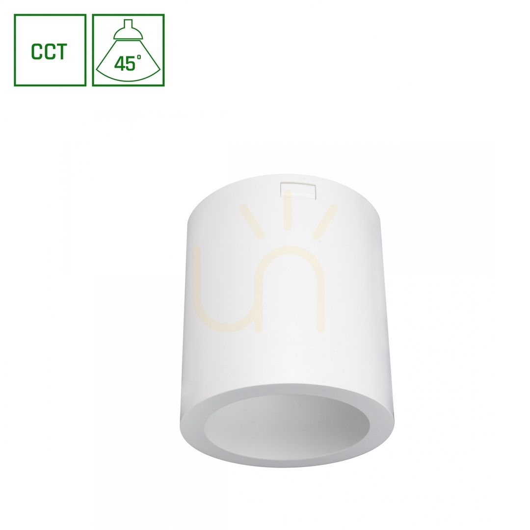Chloe Complete Surface-mounted 7 W Cct 230 V 45 St Ip20 Ugr<19 Fi90 X100 Mm White Round