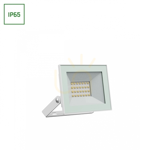 Check Noctis Lux 4 Floodlight 20 W Cw 230 V Ip65 116x92x24 Mm White