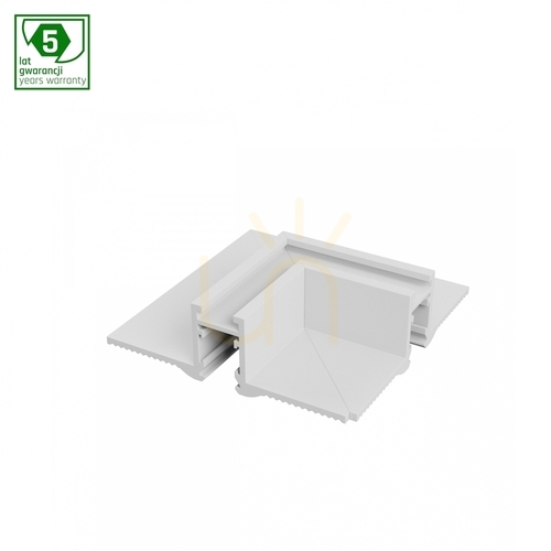 Check System Shift Nano connector ,L, Horizontal Recessed Trimless White
