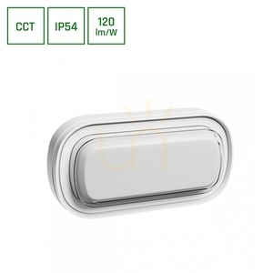 Pastilo 10 W 3 Cct 230 V 120st Ip54 Ik10 205x105x47mm White Oval small 0