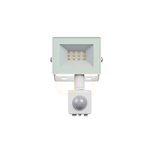 Noctis Lux 4 Floodlight 10 W Cw 230 V Ip44 94x150x53mm White Pir Motion Sensor small 1