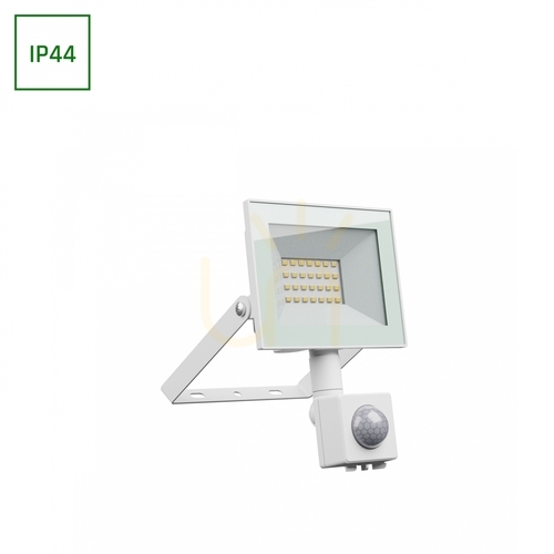 Check Noctis Lux 4 Floodlight 20 Ww 230 V Ip44 116x174x53mm White Pir Motion Sensor
