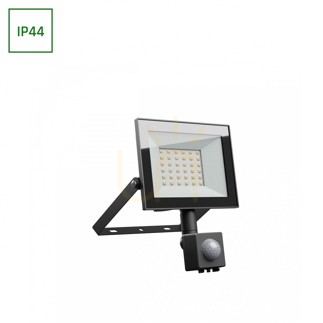 Noctis Lux 4 Floodlight 30 W Nw 230 V Ip44 141x185x53mm Black Pir Motion Sensor