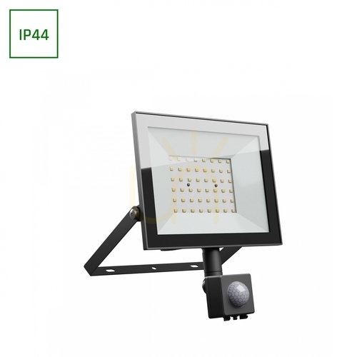 Check Noctis Lux 4 Floodlight 50 W Nw 230 V Ip44 176x221x53mm Black Pir Motion Sensor