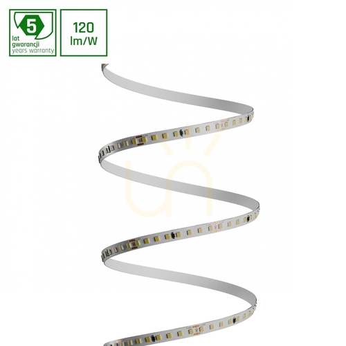 Check Led Strip 2835 24 V 128 Led 10 W/M 1200lm/M Ww 8mm IP20 5 Years 5m Roll
