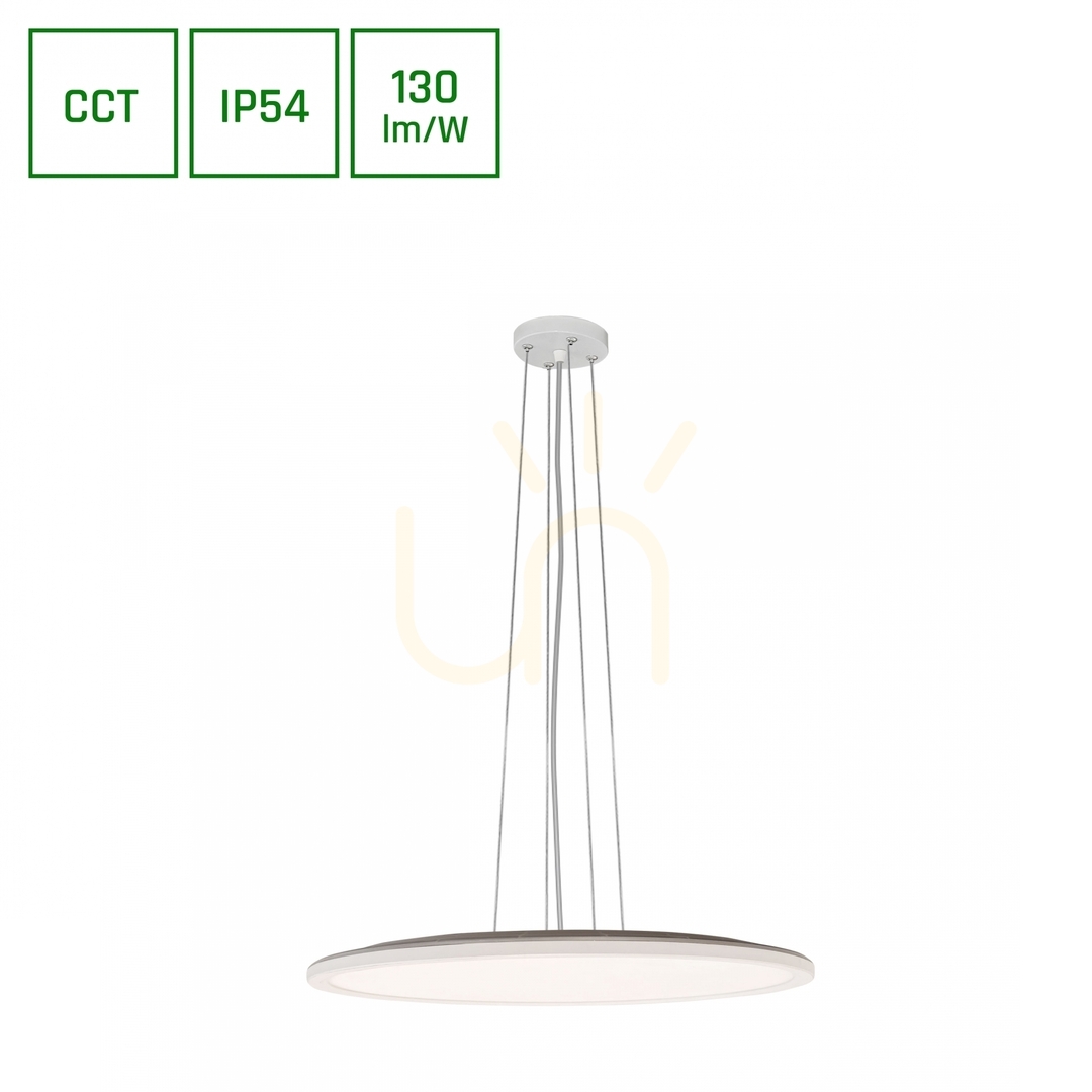 Nymphea Flat Duo 48 W Cct 230 V 120 St Ip54 Fi500 X26 Mm White Round.