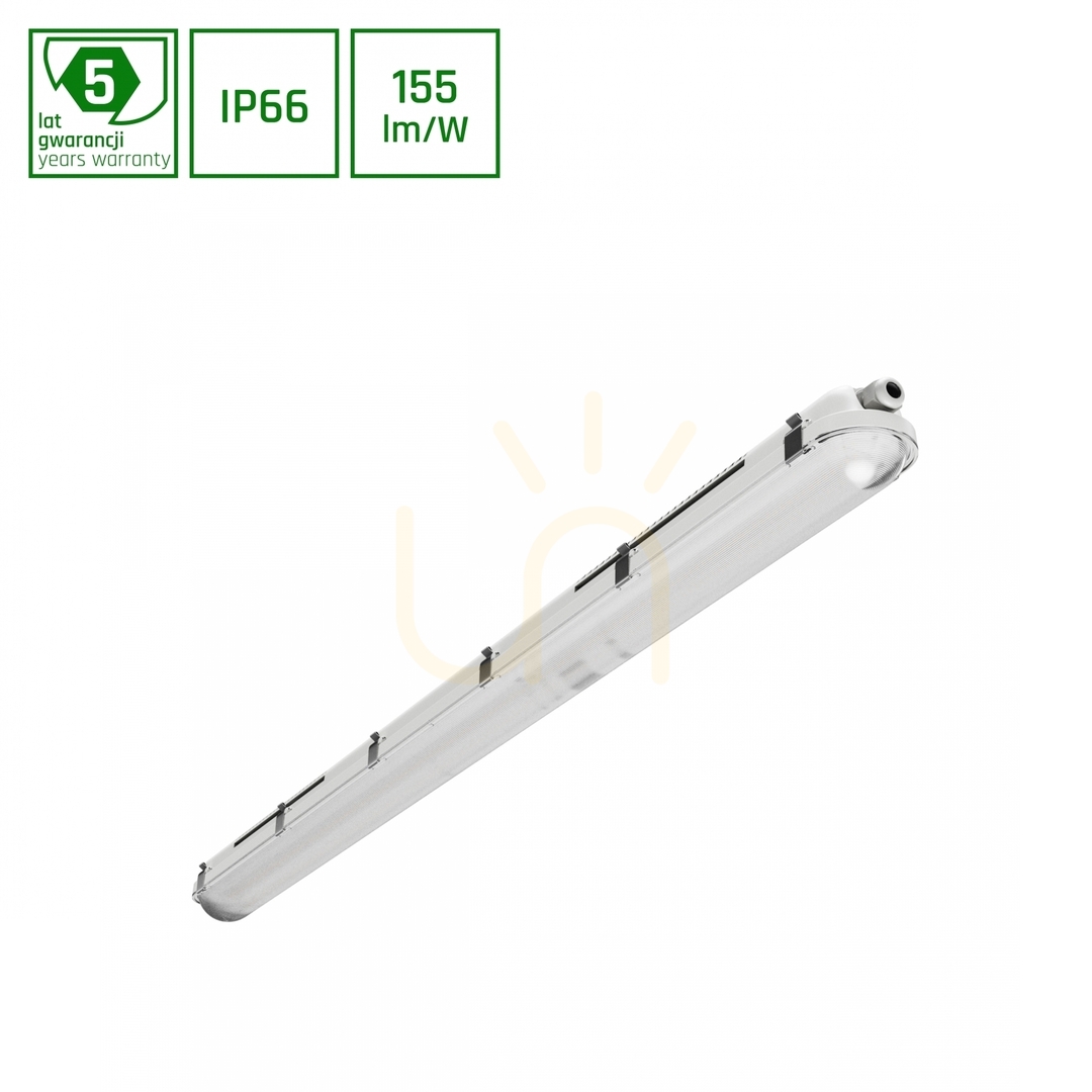 Limea Gigant Pro Hermetic 1200mm 40 W/33 W/26 W/20 W Cw 230 V 120 St ip66 Ik10 1200x80x68mm 5 Jahre Garantie.