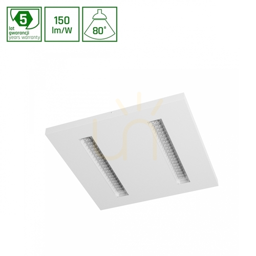 Check Algine Doppio Panel 40 W Nw 230 V 80 St Ip20 600 X600 X35 White 5 Years