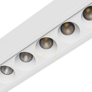 Grid S Surface mounted luminaire 12 W Cct 230 V 40st Ip20 222x26x60mm White 5 Years Gw. Spectrum small 4