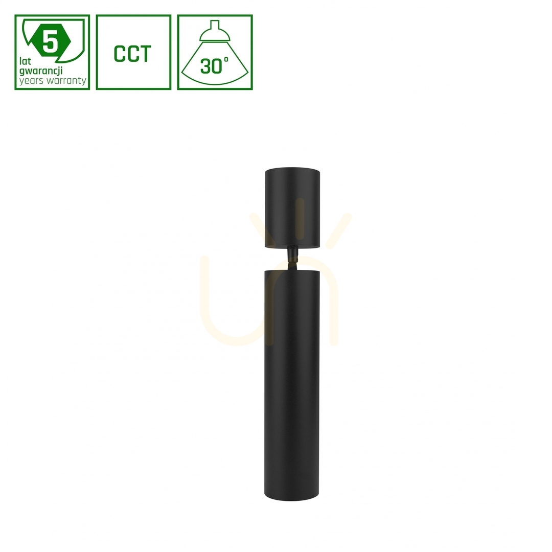 Hangit Multiway M 11 W Cct 230 V 30° Ip20 74 X300 Base 75 X100 Black,Adjustable Height, 5 Years