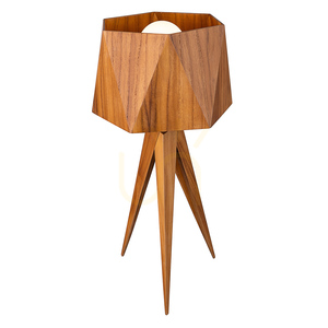 Quintiesse Angular table lamp with teak veneer QN-ANGULAR-TL-TEAK small 1