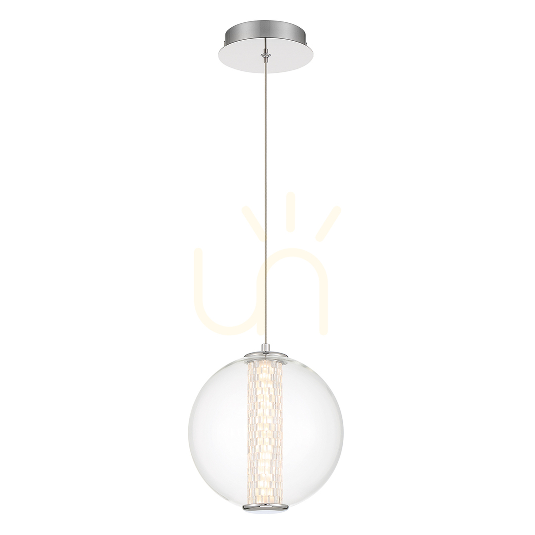ATOMO Pendelleuchte - 1 Lichtquelle - Chrom poliert QUINTIESSE