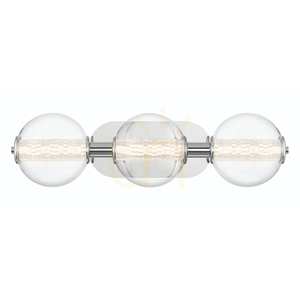 Wall lamp ATOMO - 3 light sources - Polished chrome QUINTIESSE 1 Wall lamp ATOMO - 3 light sources - Polished chrome QUINTIESSE small 1