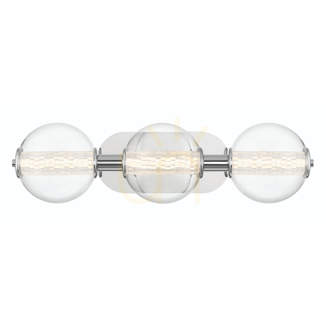 View Wall lamp ATOMO - 3 light sources - Polished chrome QUINTIESSE Wall lamp ATOMO - 3 light sources - Polished chrome QUINTIESSE